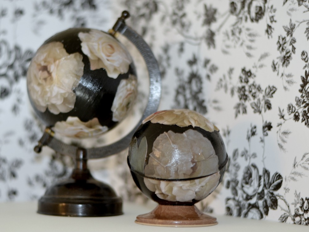 DIY Floral Globe Rachel Teodoro