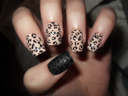 cheetah nails manicure easy zebra nail leopard designs animal acrylic divas stalk dark safari tribal matching loving inspired days