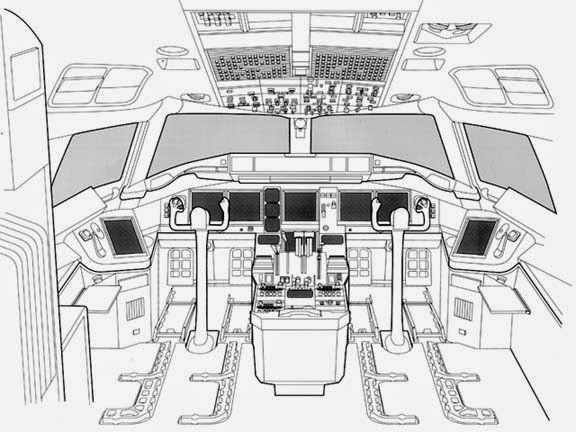 Схема кабины boeing 737