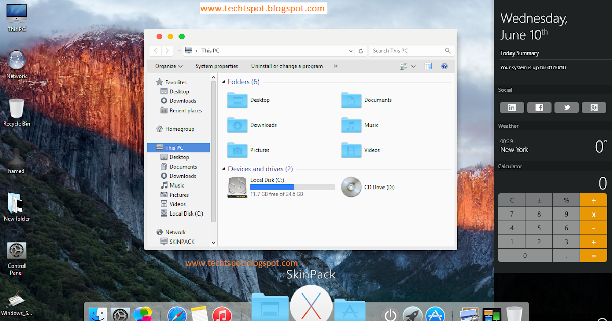 How to Change Windows into Mac with Pictures