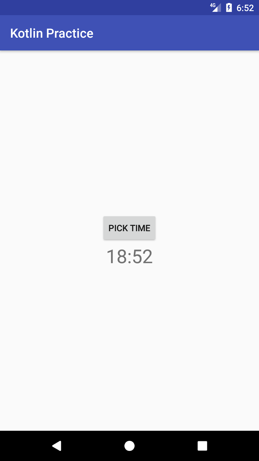 Time Picker Dialog (Kotlin) Android Studio