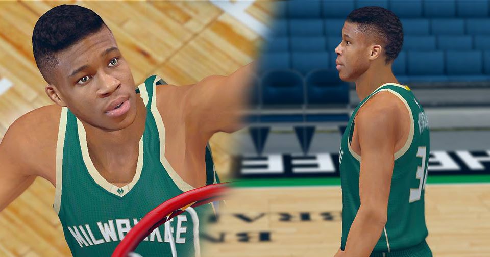 Giannis Antetokounmpo Cyberface Realistic [FOR 2K14] NBA
