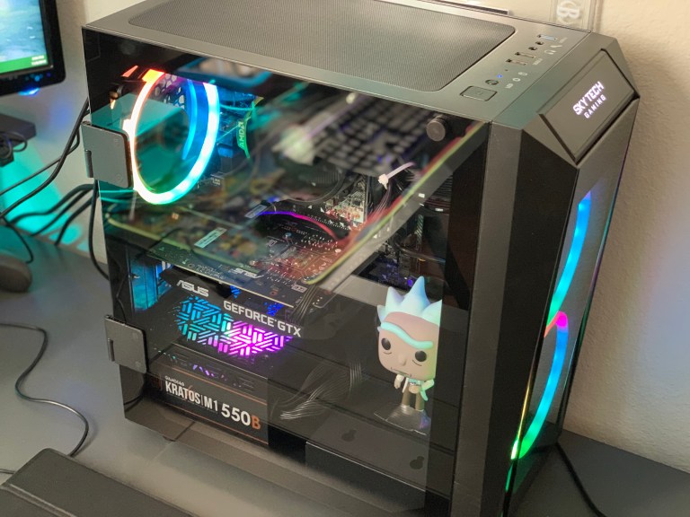 SkyTech Blaze II Gaming Computer PC Desktop Ryzen 5 2600 6Core 3.4