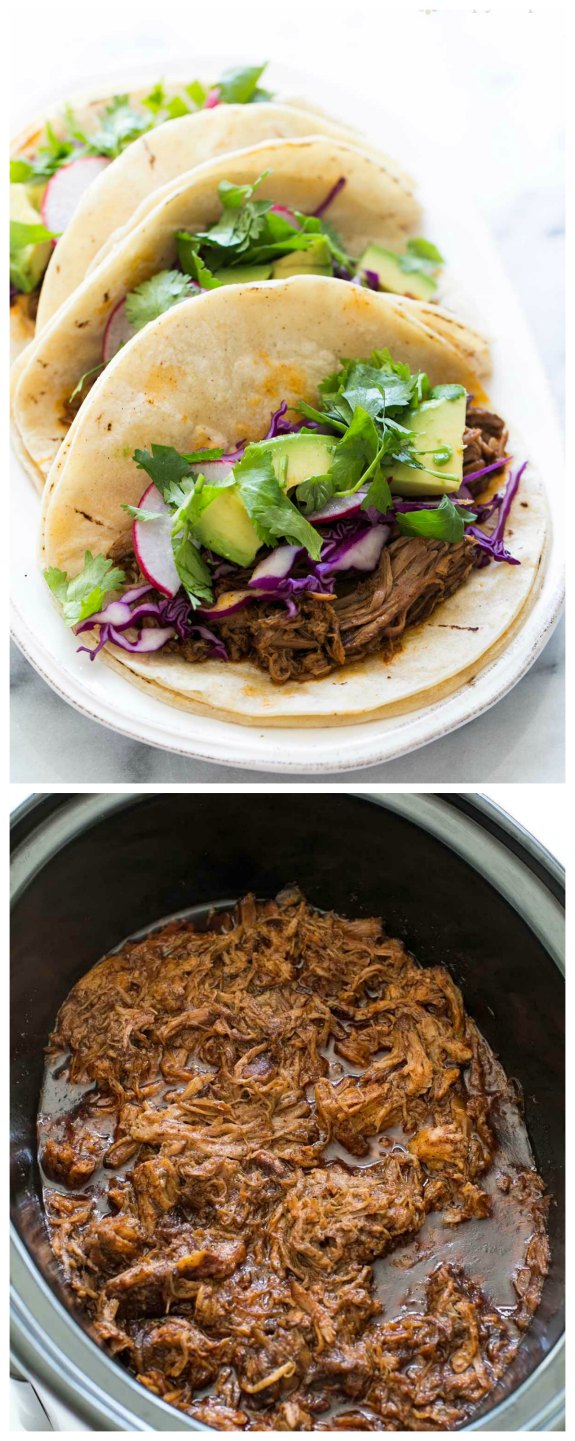 Slow Cooker from Scratch® Slow Cooker Mexican Pulled Pork from Simply Recipes