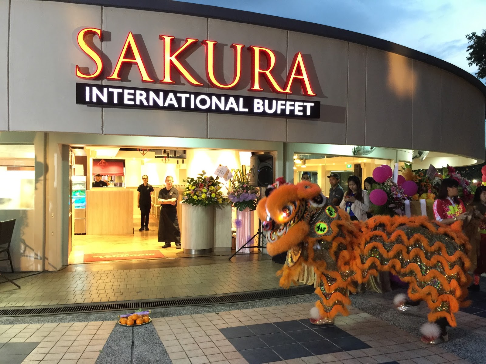 Sakura International Buffet Lion Dance 