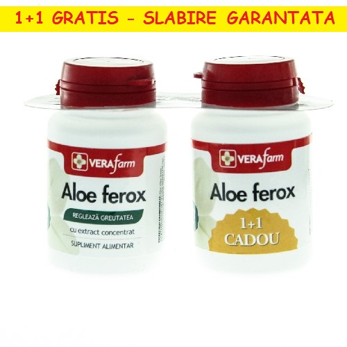 ALOE FEROX 60 cps, pret 28,00 RON-Herbagetica