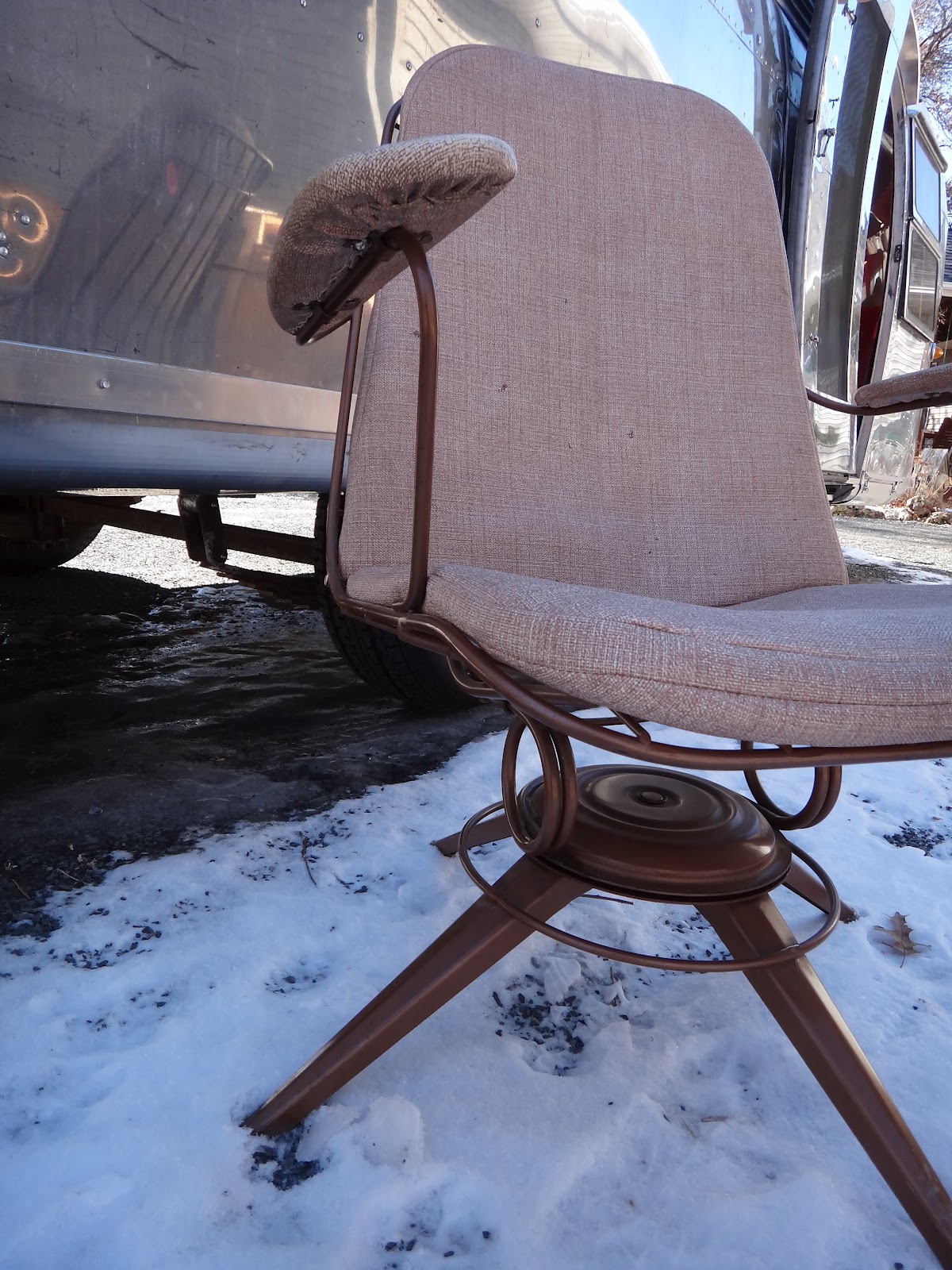 Rainy Creek Ranch Life Vintage Homecrest Chair for Airstream