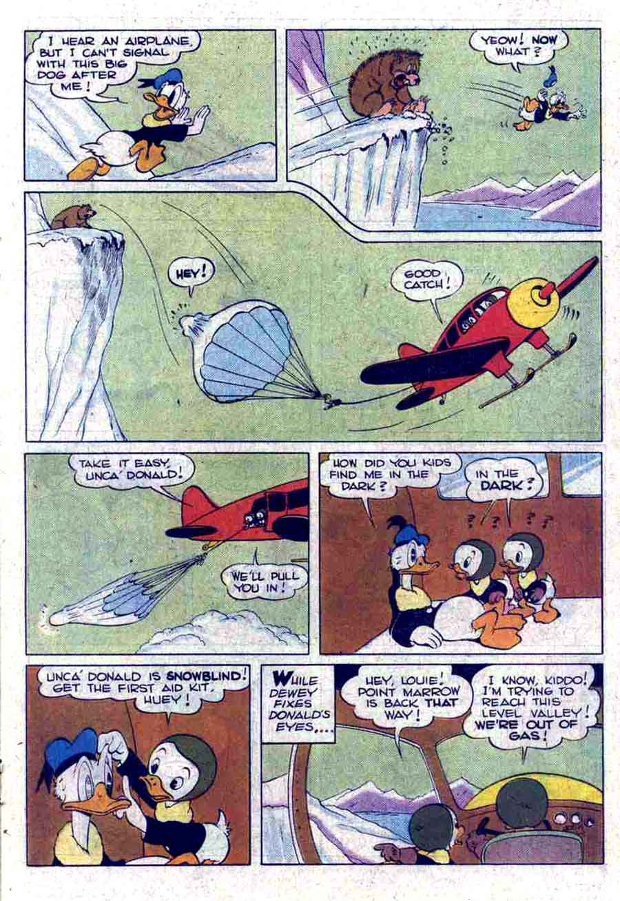 Donald Duck Four Color Comics #62 - Carl Barks 1940s dell comic book page art