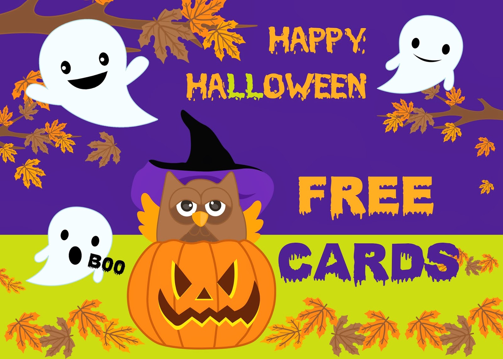 Free Halloween Cards Printable For Grandchildren