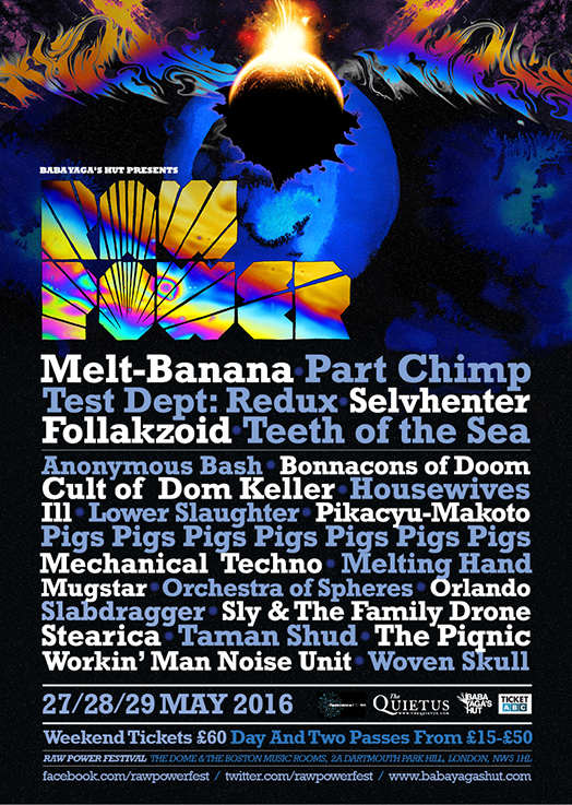 Rocket Recordings Raw Power final lineup revealed