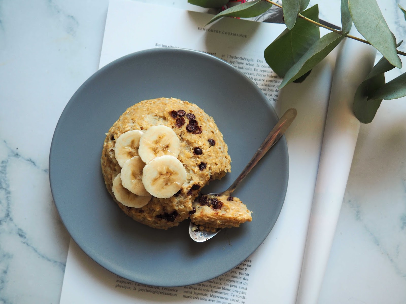 3 recettes de petits déjeuner banane et flocons d'avoine #2