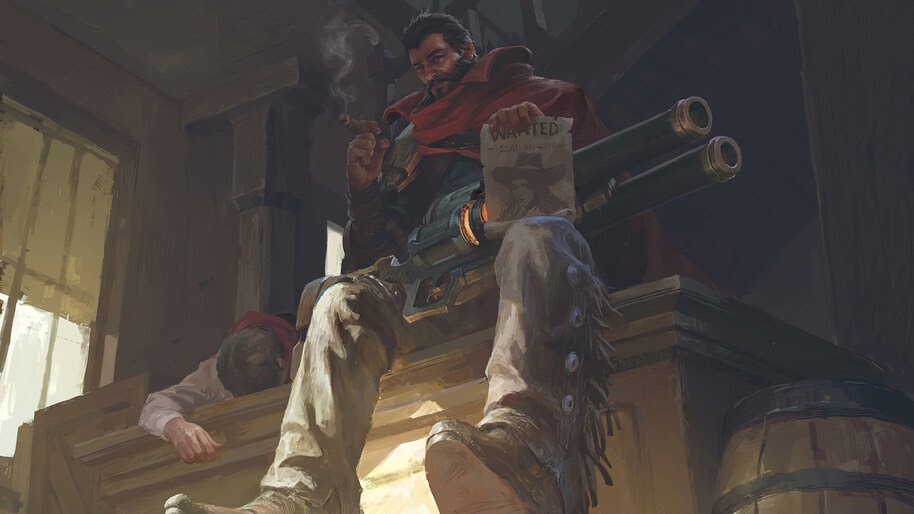 Graves, LoL, 4K, #7.2321