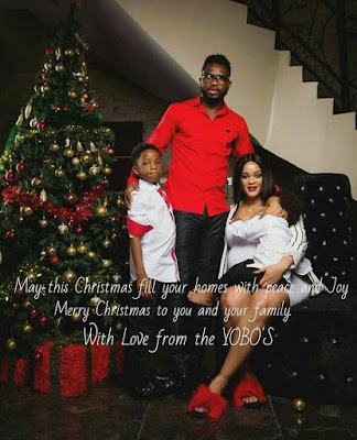 h4 Footballer, Joseph Yobo and wife, Adaeze, release annual Christmas photos