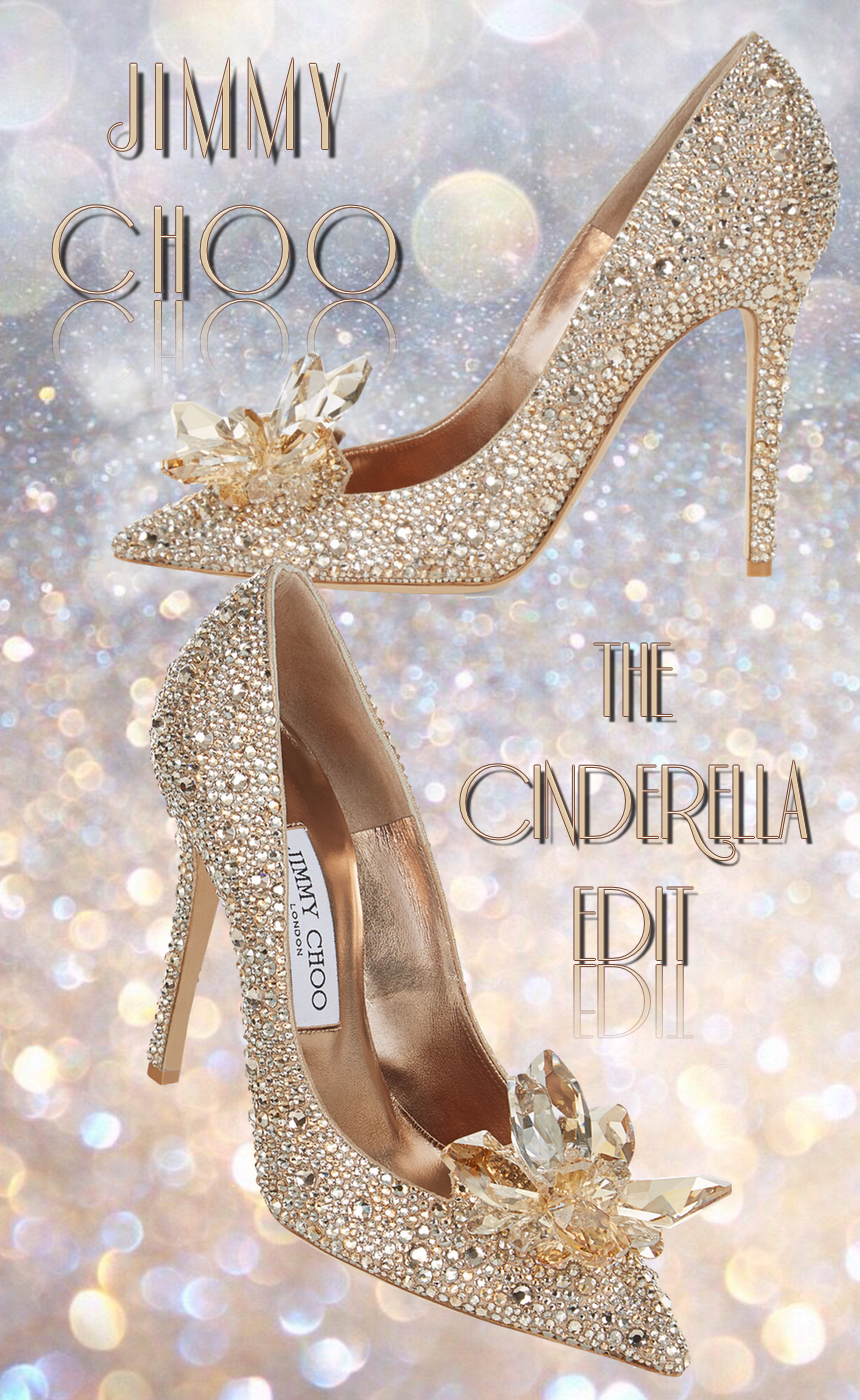 jimmy choo cinderella crystal shoes