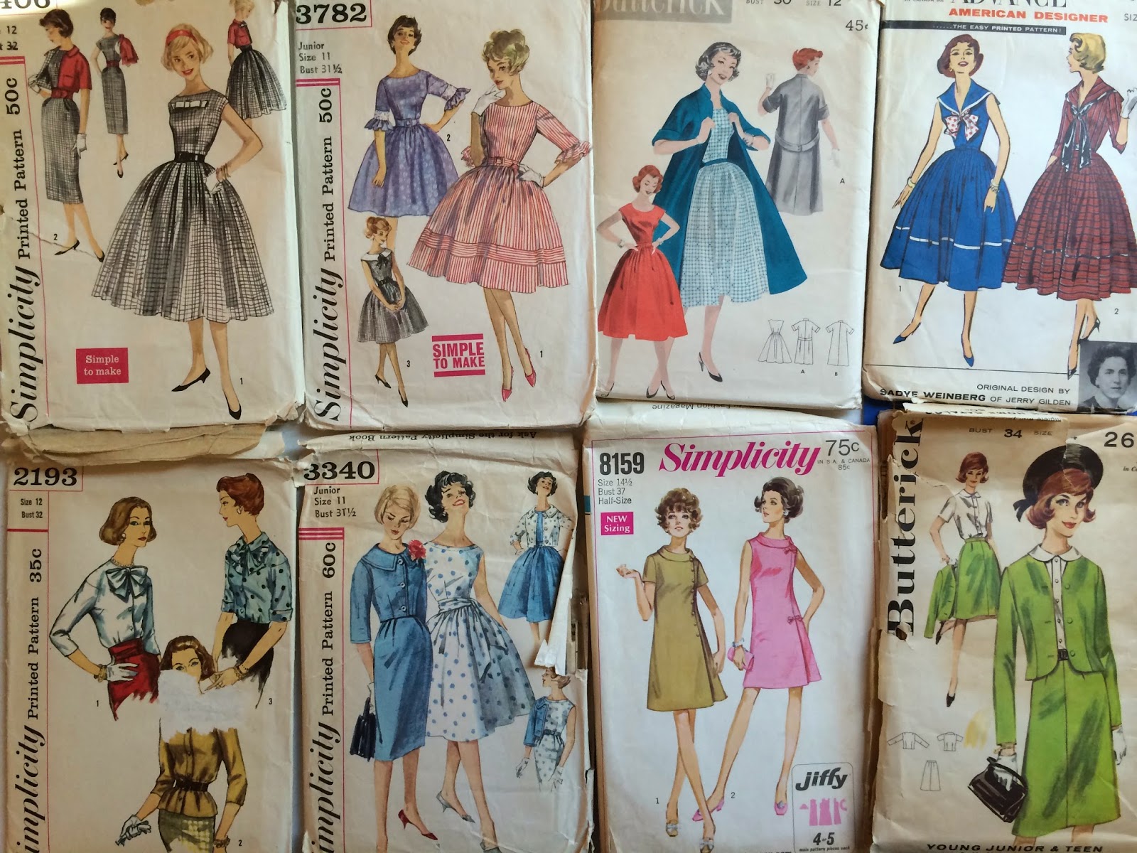 The Sewing Lab: Lovely Vintage Patterns for Sale - 140 of them all at once!