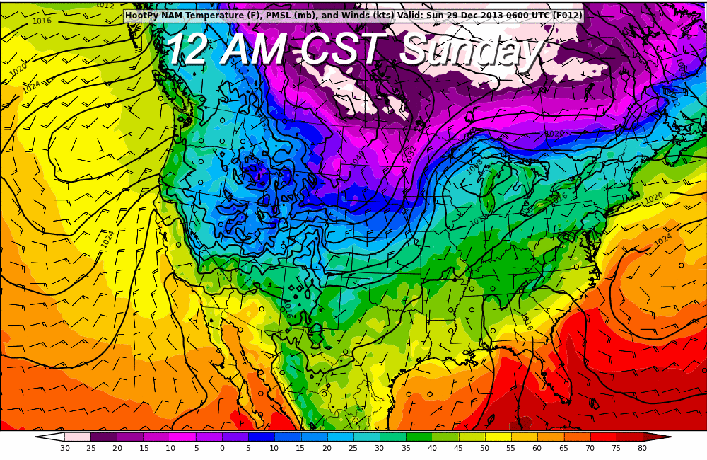 Oklahoma Weather Lab Powerful Cold Front to Bring Sinking Temperatures, Strong Winds