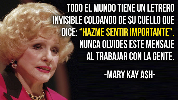 Frase de Mary Kay Ash
