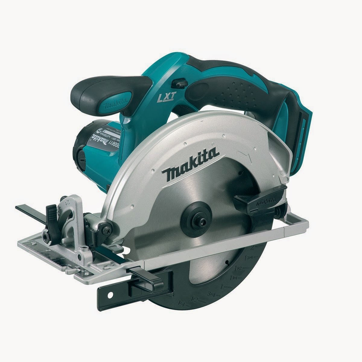 Bare-Tool Makita BSS611Z 18-volt LXT Lithium-ion Cordless 6.5" Circular Saw, review, D35 high-torque motor for maximum cutting power, up to 3700 PRM with 2 1/4" cutting capacity at 90 degrees