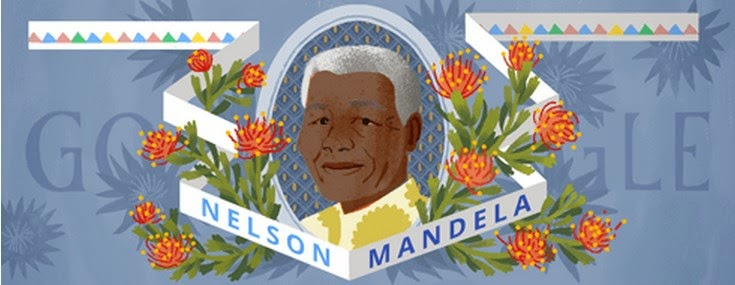 Google Doodle Nelson Mandela "Madiba" Birthday