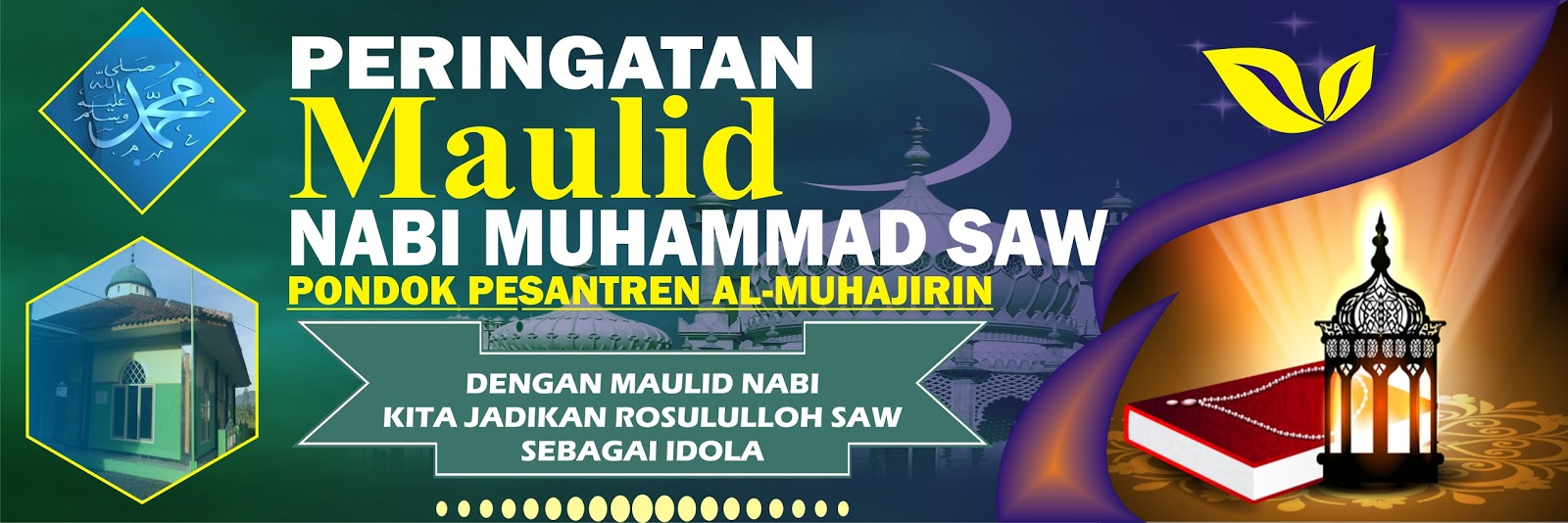 Download Contoh Spanduk Maulid Nabi.cdr KARYAKU