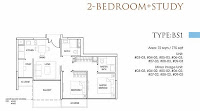 Goodwood Grand 2 Bedrooms Floor Plans