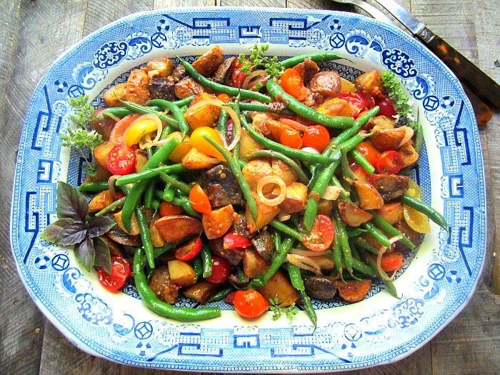 Green Bean, Potato & Tomato Salad