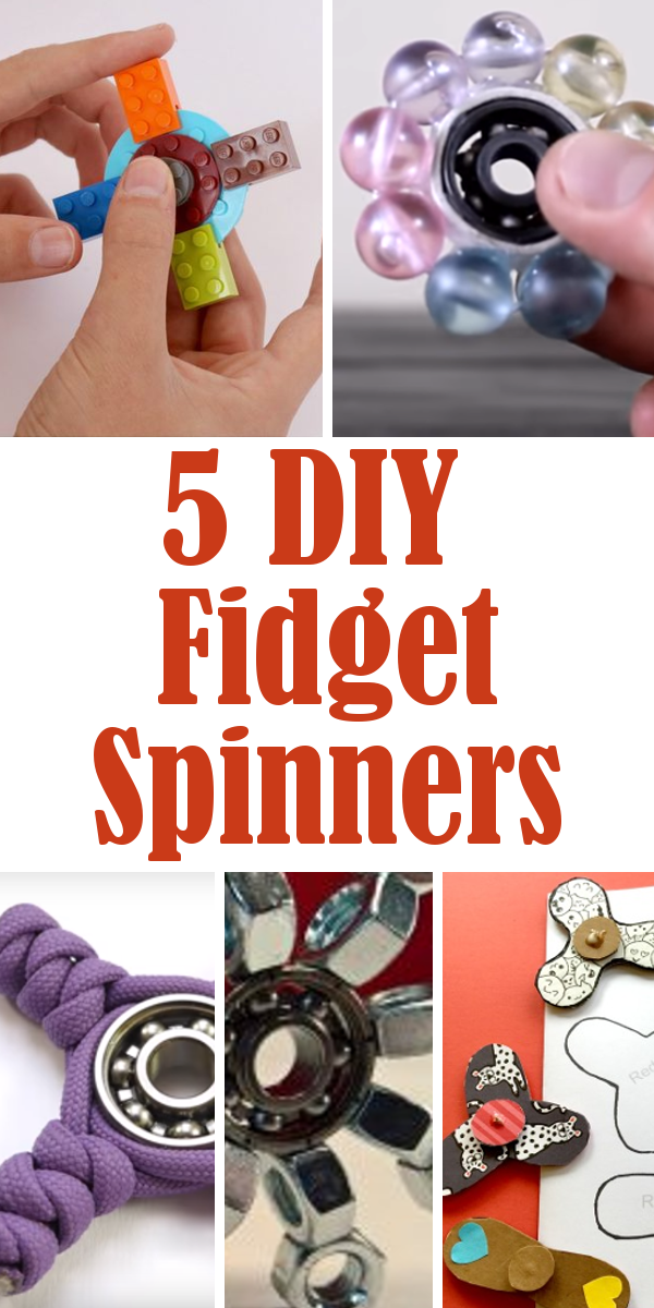 5 DIY Fidget Spinners DIY Home Sweet Home