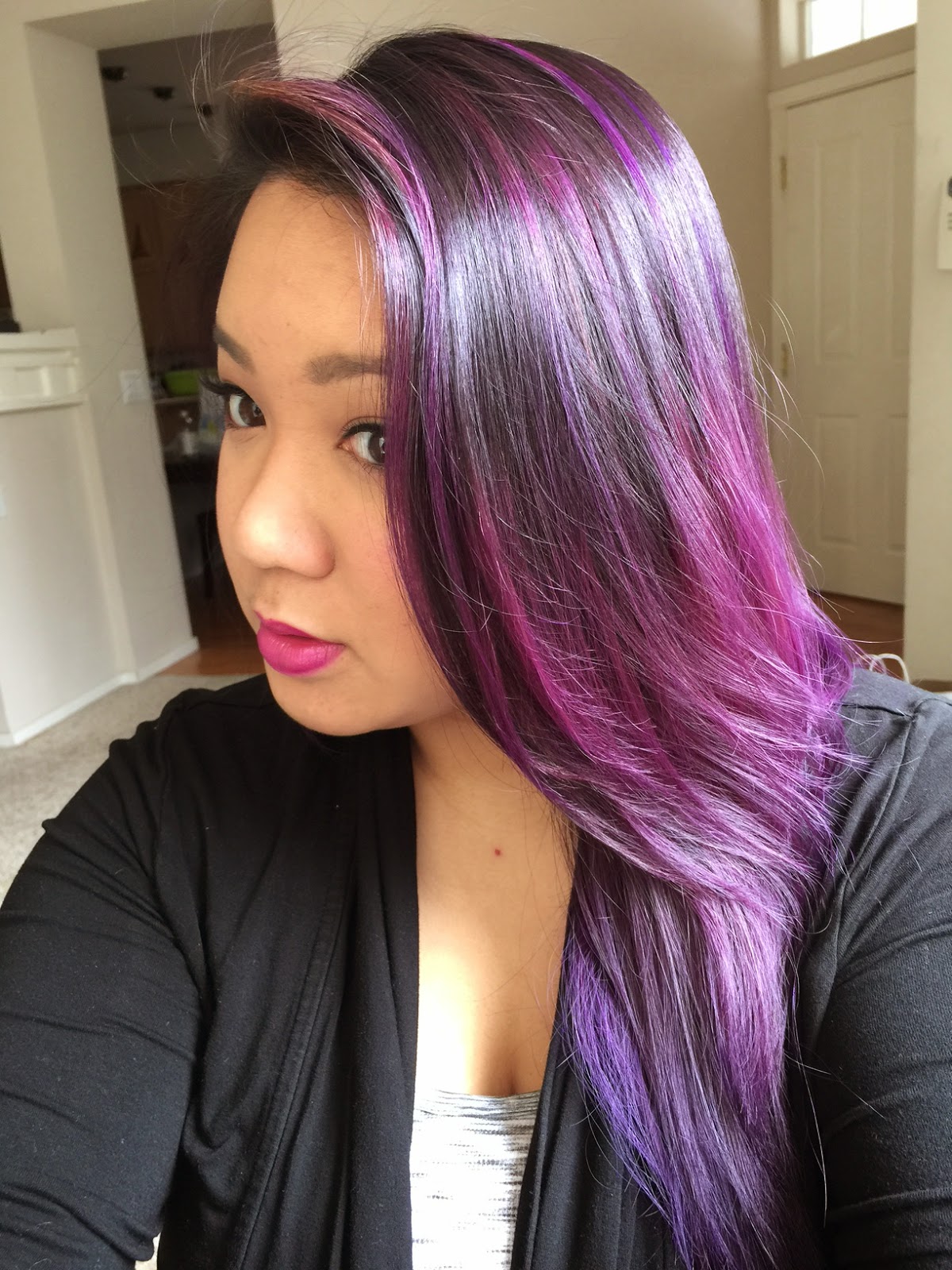 DSK Steph: Purple Ombre Hair Color!