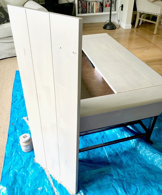 How to Paint a Large Coffee Table Homeroad