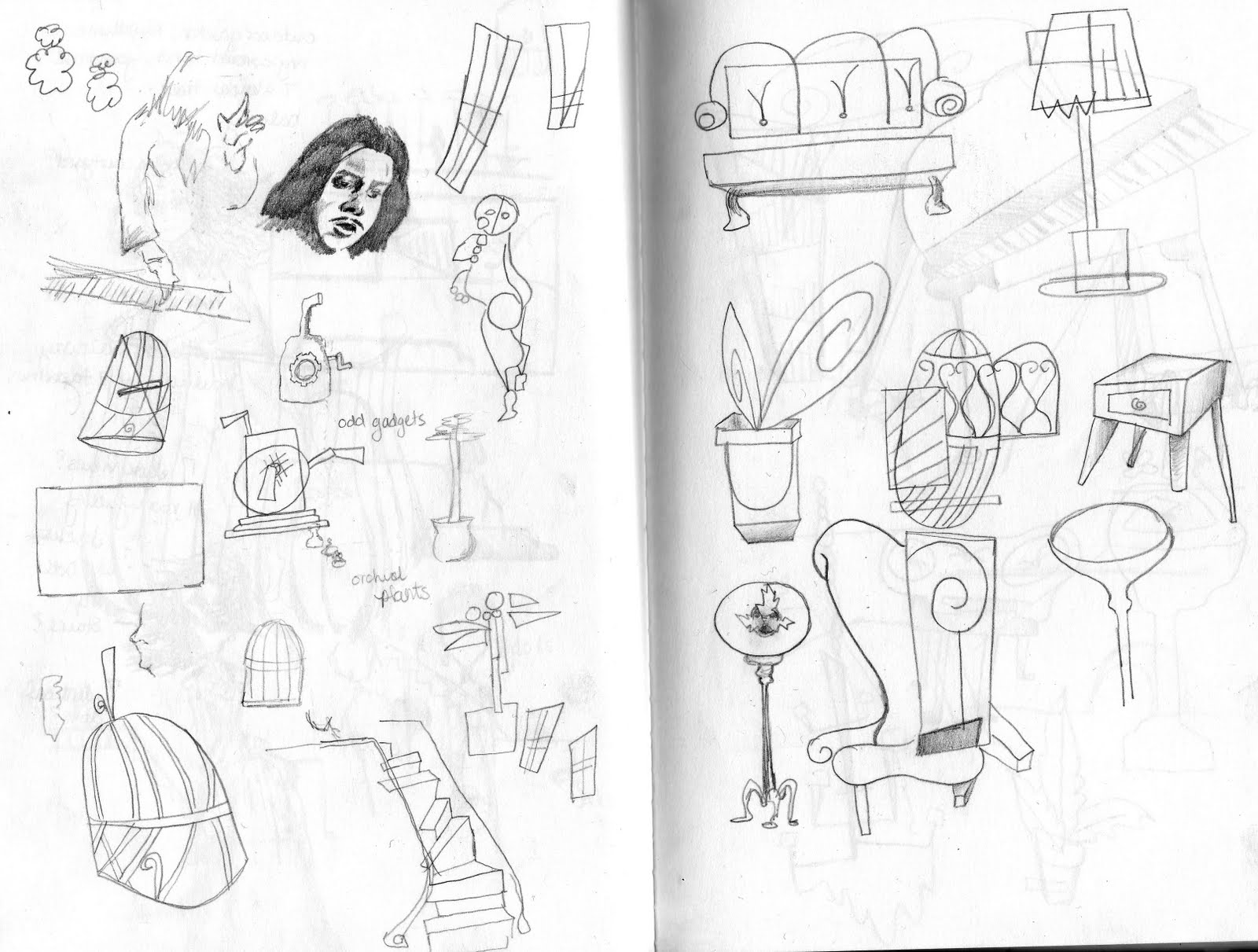 Seven Blue Orchids: The Good, the Bad, and the Really Ugly: Sketchbook ...