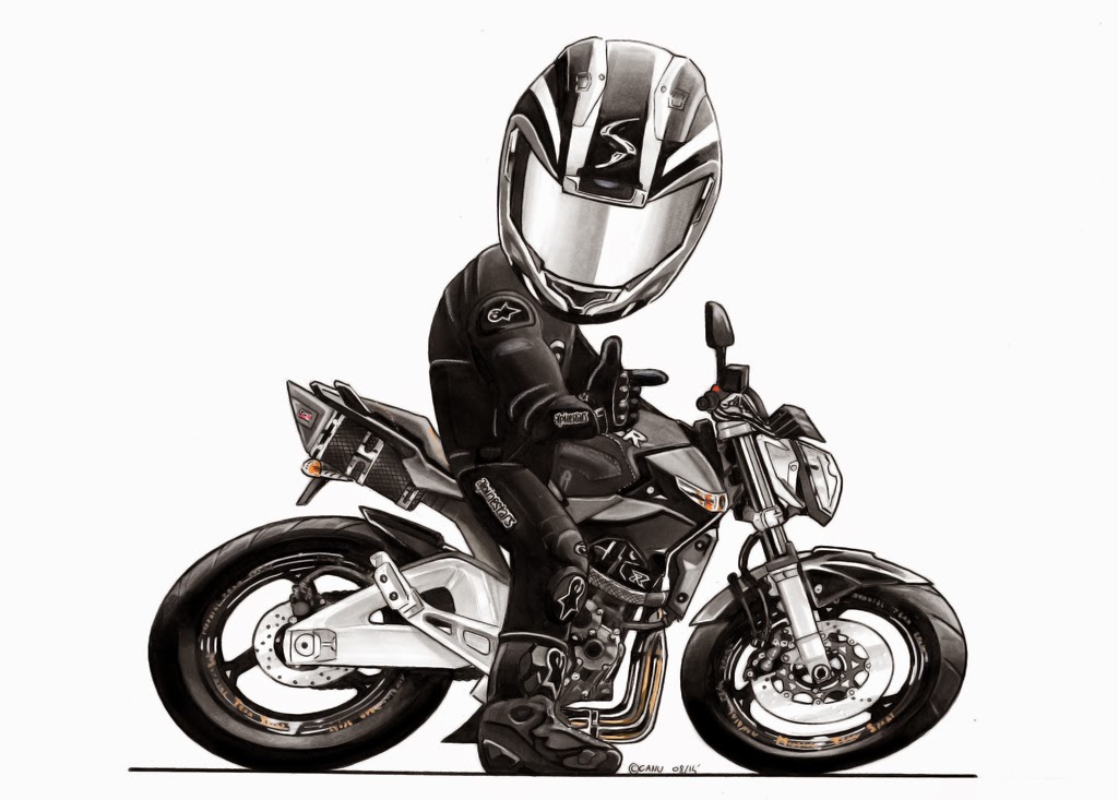 CedricCanu: Caricatures moto