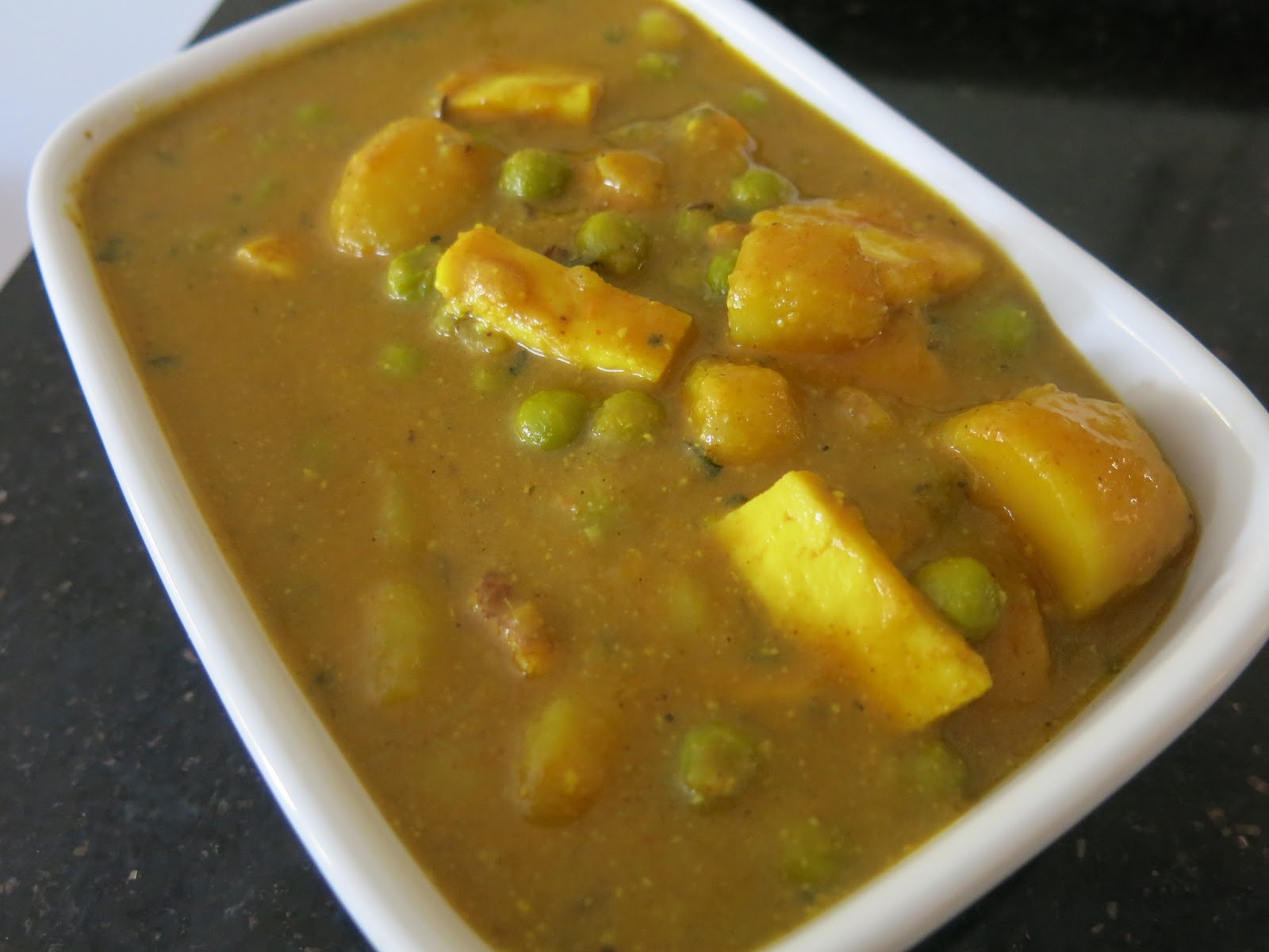 Love 2 Cook Aloo Matar Paneer Curry Without Onion Garlic