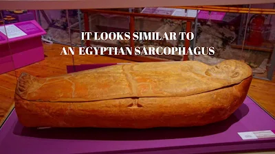 Here is an Egyptian sarcophagus from Egypt and don't they look similar.