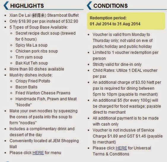 eCOUPON Voucher) Review ShanghaiStyle Steamboat Buffet at