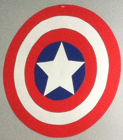 Ms Nancy S Nook Captain America Shield Decoration Diy
