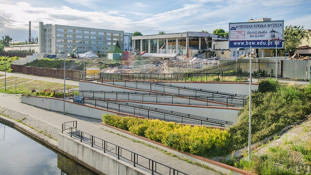 Rozbiórka Astorii przy ulicy Królowej Jadwigi w Bydgoszczy