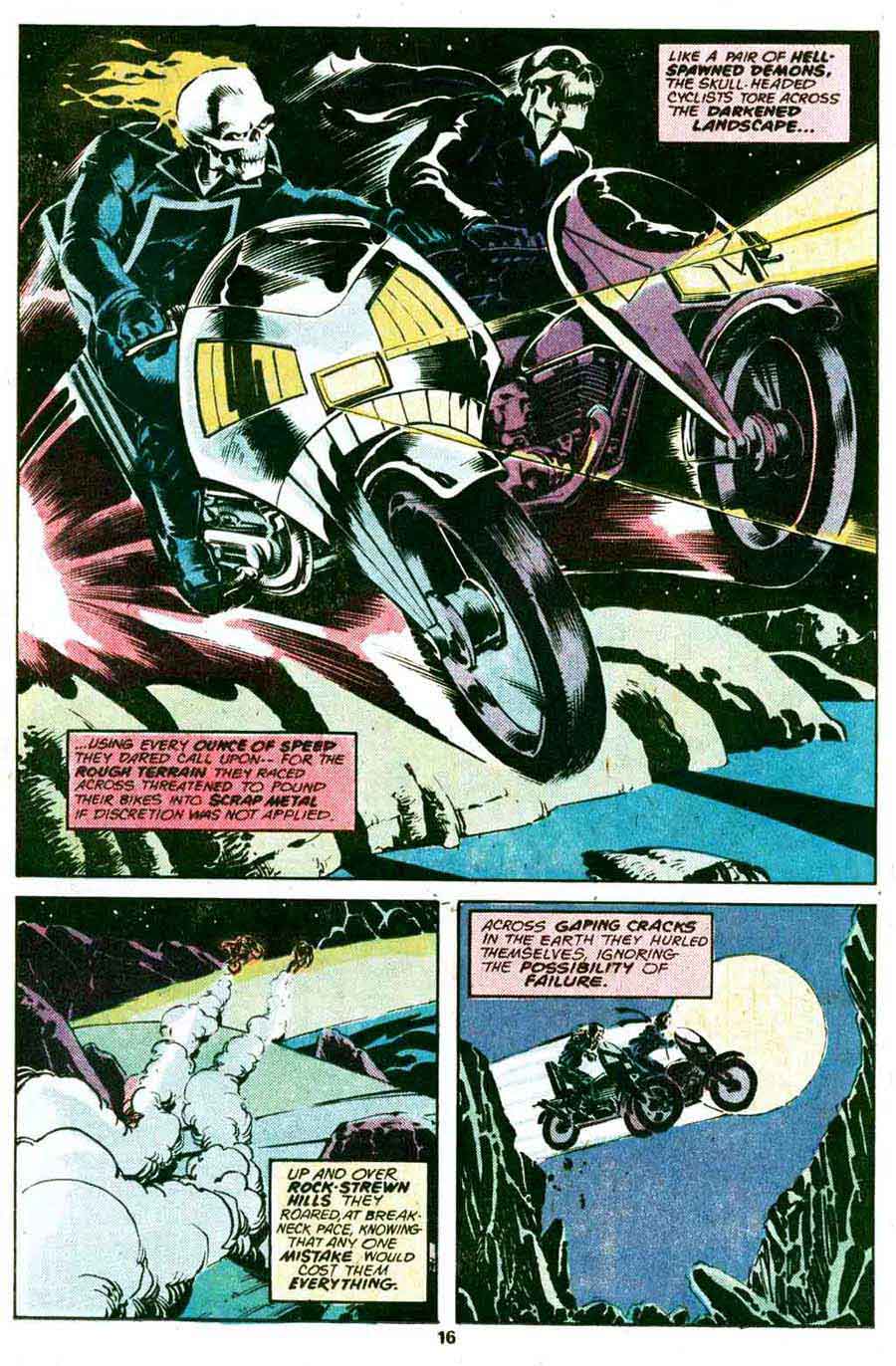 Ghost Rider v3 #35 marvel comic book page art by Jim Starlin