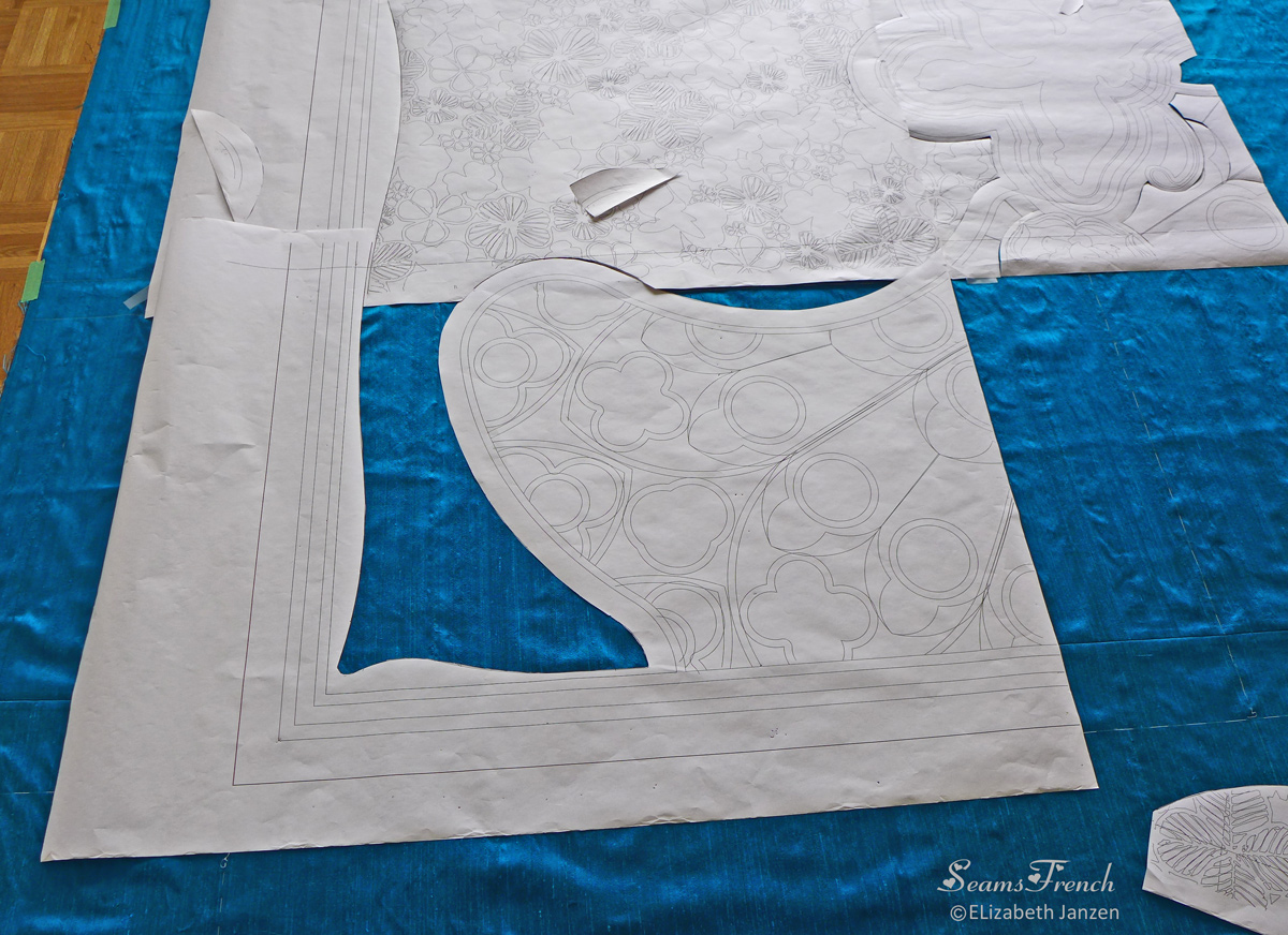 Marking a Large Quilt for Stationery Machines