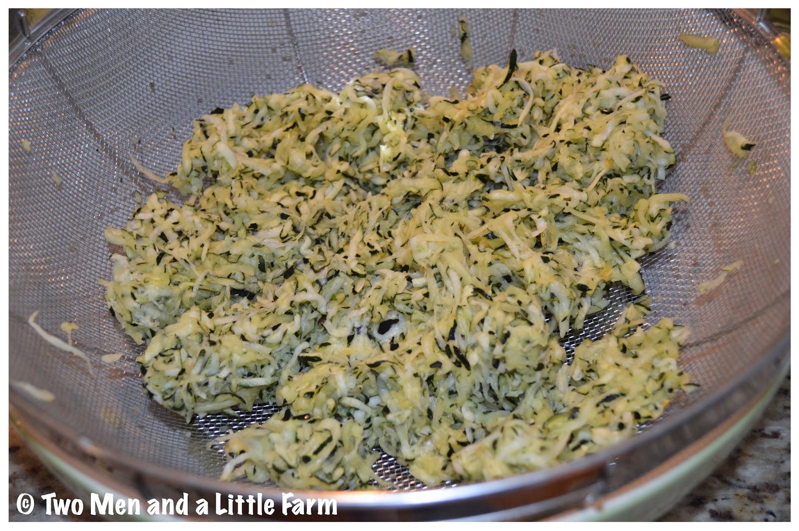 Two Men and a Little Farm HOW TO SHRED AND FREEZE ZUCCHINI FOR LATER USE
