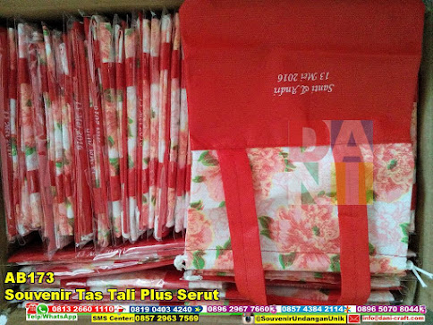 jual Souvenir Tas Tali Plus Serut