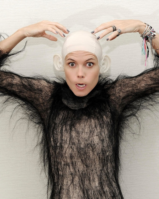 Heidi Klum, Halloween costume 2011, monkey suit