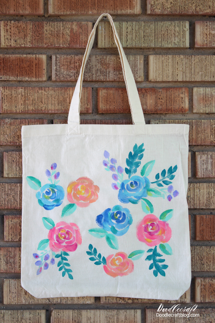 Custom Painted Tote Bag / Hand Painted Tote Bag / Custom Gifts / Handmade  Gifts