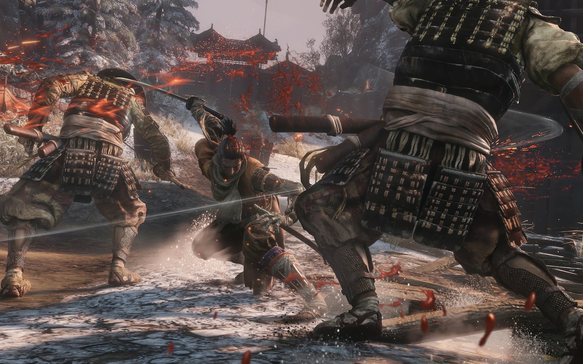 Sekiro: Shadows Die Twice, Fighting, Samurais, 4K, #35 Wallpaper PC Desktop