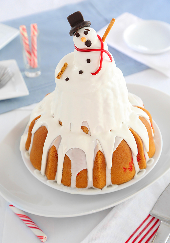 Melting Snowman Cake for Food Network! | Sprinkle Bakes