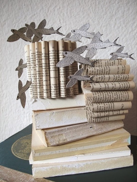 Safari Fusion blog | Africa folded | Recycling old books and creating paper folded works of art in South Africa