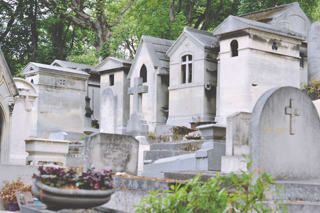 Tombs at Pere Lachaise Cemetery