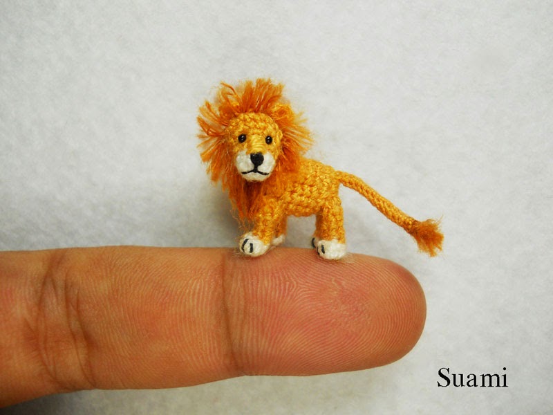 adorable tiny miniature crochet animals su ami-1