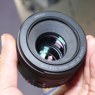 Lensa Canon 50mm f 1.8 STM bekas Di Malang