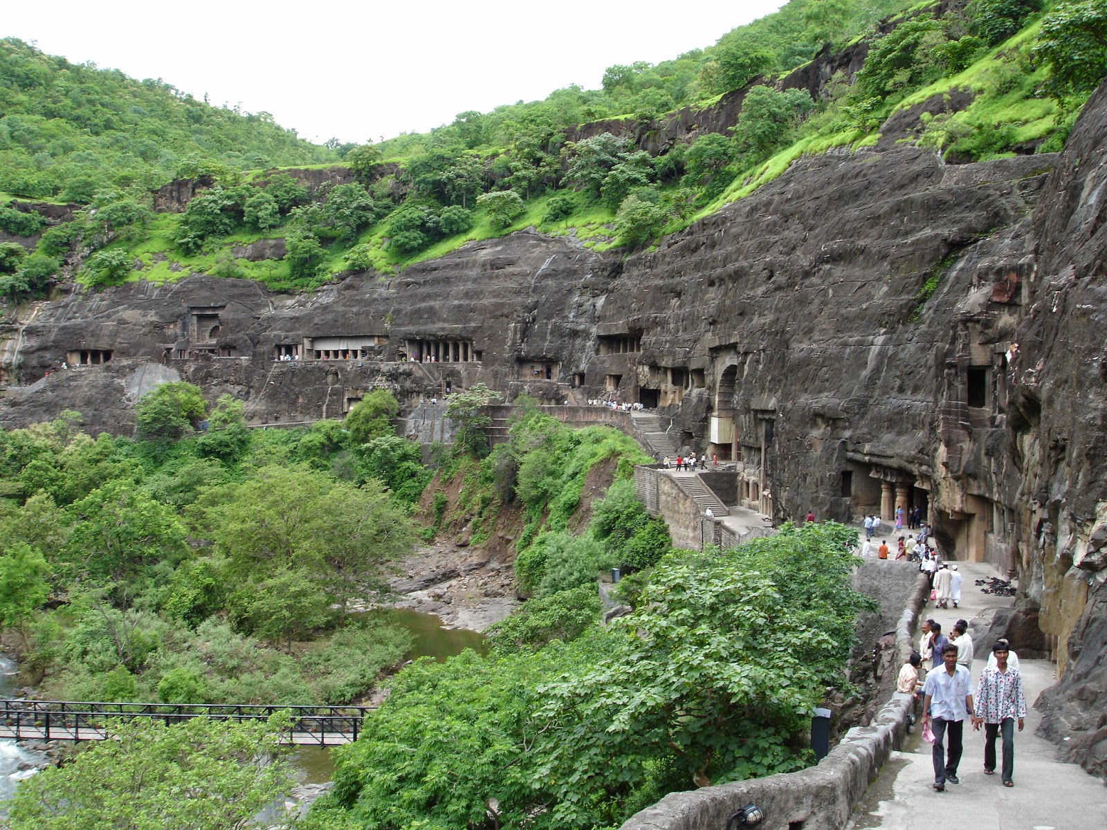 Ajanta Caves Artistic Masterpiece on A Volcanic Cliff