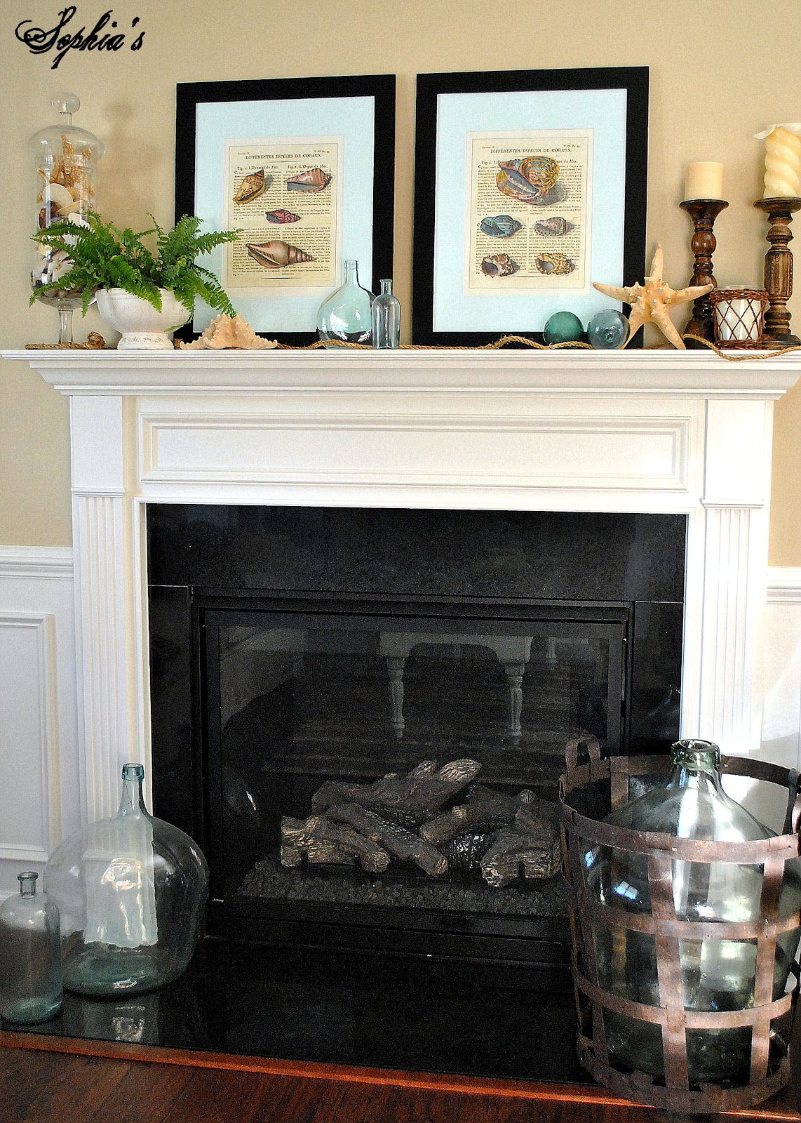 Easy Breezy Summer Mantel